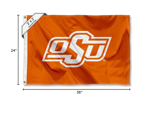 College Flags & Banners Co. Oklahoma State Cowboys Small 2x3 Foot Flag