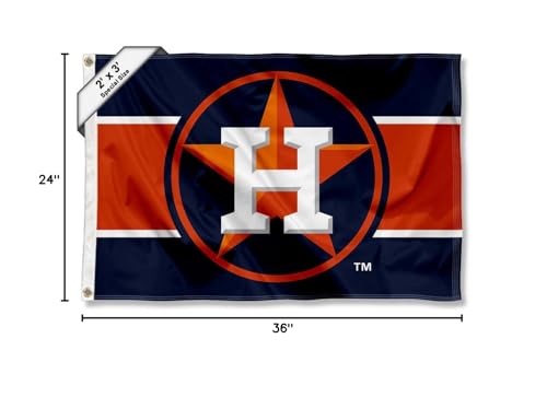 WinCraft Houston Astros 2x3 Foot Small Flag