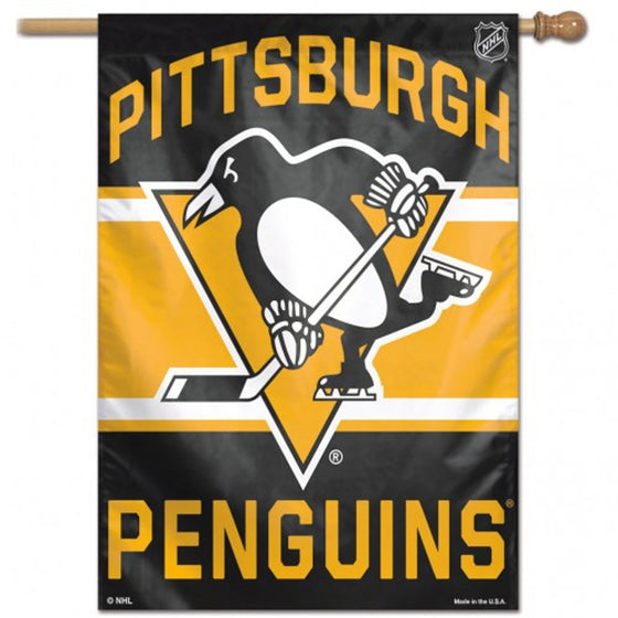 Pittsburgh Penguins Banner 28x40 Vertical (CDG)