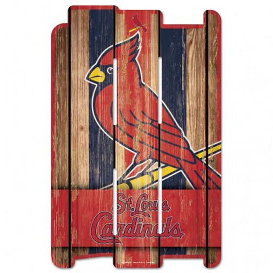 St. Louis Cardinals Wood Fence Sign (CDG)