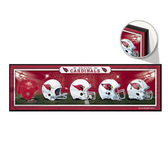 Arizona Cardinals Sign 9x30 Wood Helmets Design - Special Order