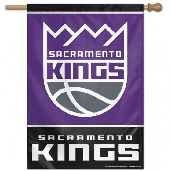 Sacramento Kings Banner 28x40 Vertical - Special Order