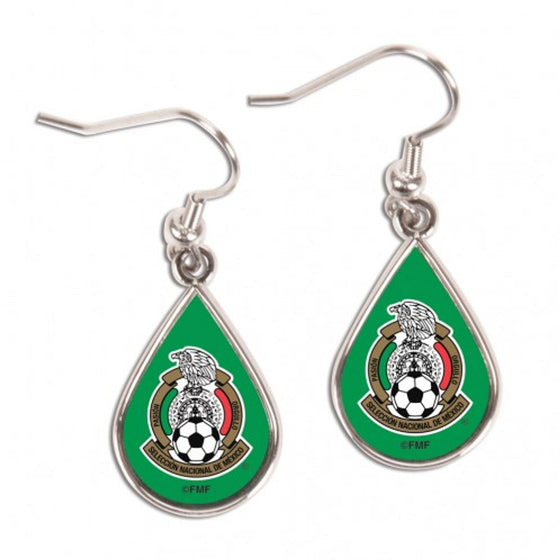 Mexican National Soccer Earrings Tear Drop Style (CDG)