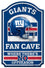 New York Giants Wood Sign - 11"x17" Fan Cave Design (CDG)