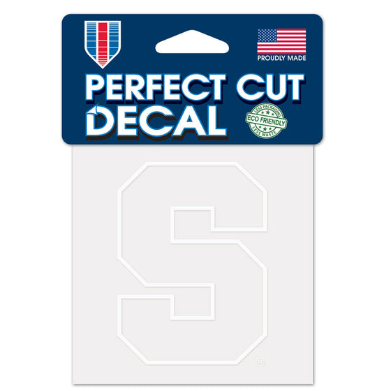 Syracuse Orange Decal 4x4 Perfect Cut White - Special Order