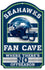 Seattle Seahawks Wood Sign - 11"x17" Fan Cave Design (CDG)