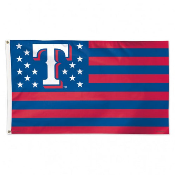 Texas Rangers Flag 3x5 Deluxe Style Stars and Stripes Design - Special Order