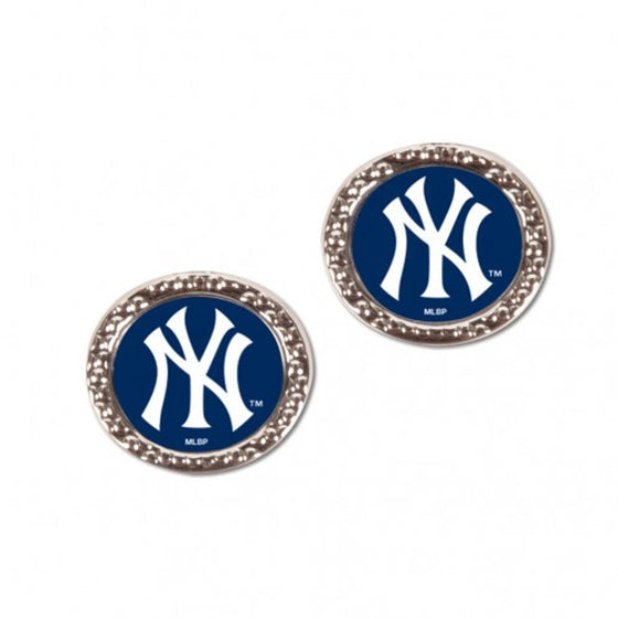 New York Yankees Earrings Post Style (CDG)