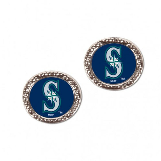 Seattle Mariners Earrings Post Style - Special Order