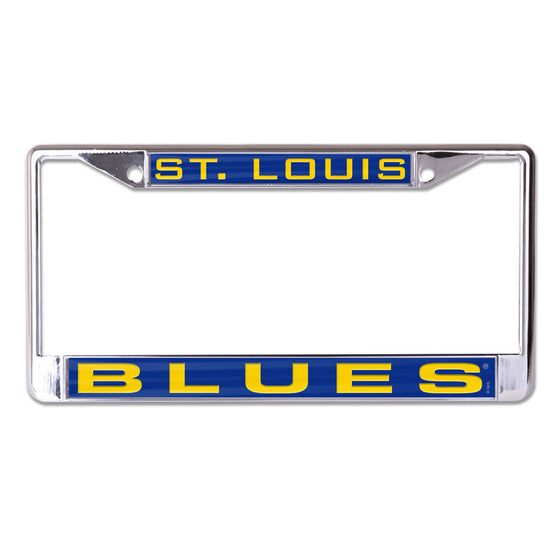 St. Louis Blues License Plate Frame Inlaid Style - Special Order