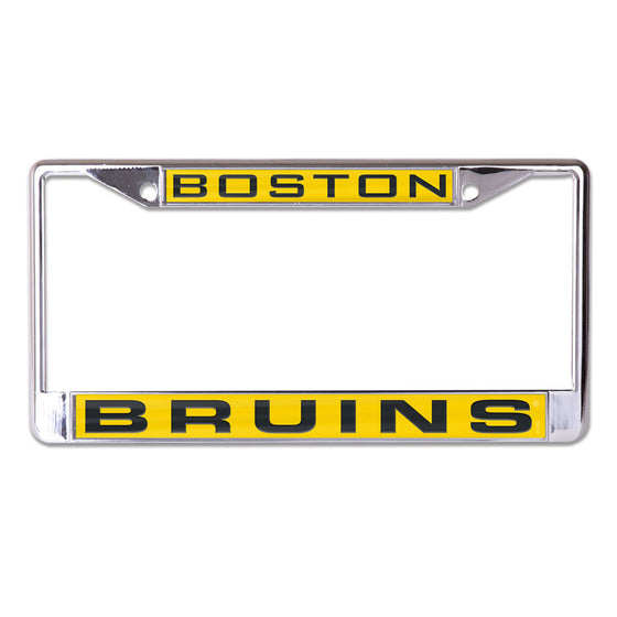 Boston Bruins License Plate Frame - Inlaid - Special Order