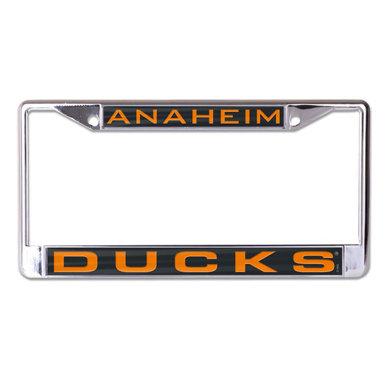 Anaheim Ducks License Plate Frame - Inlaid - Special Order