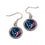 Houston Texans Earrings Round Style (CDG)