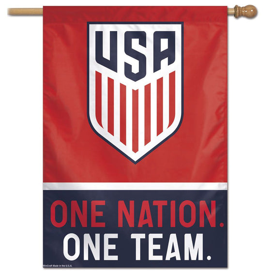 US Soccer National Team Banner 28x40 Vertical - Special Order