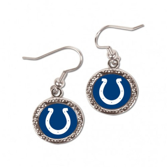 Indianapolis Colts Earrings Round Style (CDG)