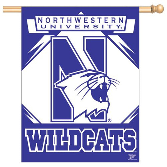 Northwestern Wildcats Banner 27x37