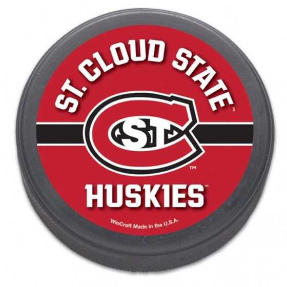 St. Cloud State Huskies Hockey Puck Bulk - Special Order