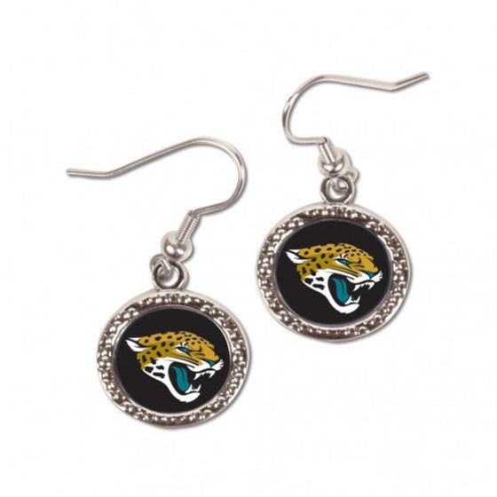 Jacksonville Jaguars Earrings Round Style (CDG)