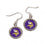 Minnesota Vikings Earrings Round Style (CDG)