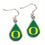 Oregon Ducks Earrings Tear Drop Style (CDG)