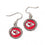 Kansas City Chiefs Earrings Round Style (CDG)