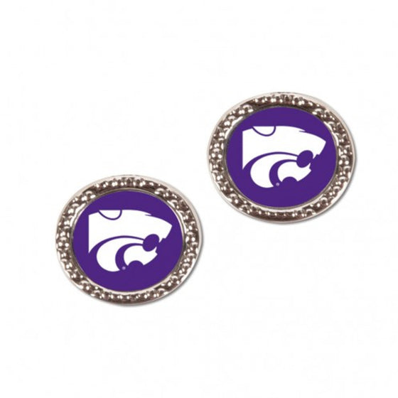 Kansas State Wildcats Earrings Post Style (CDG)