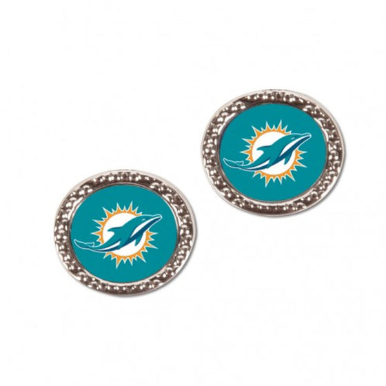 Miami Dolphins Earrings Post Style (CDG)