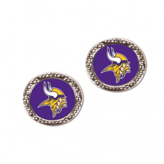 Minnesota Vikings Earrings Post Style (CDG)