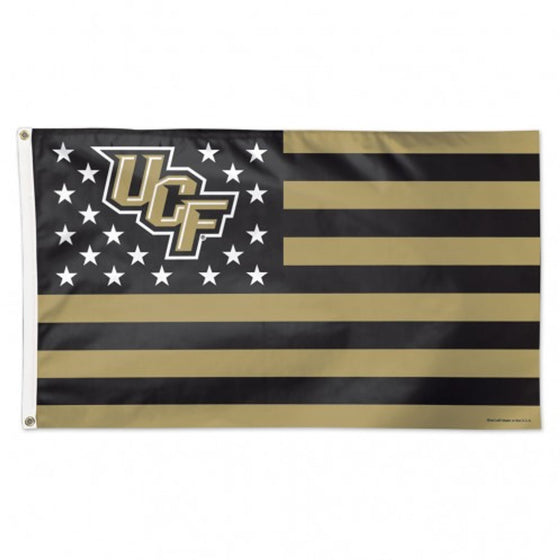 Central Florida Knights Flag 3x5 Deluxe Style Stars and Stripes Design - Special Order