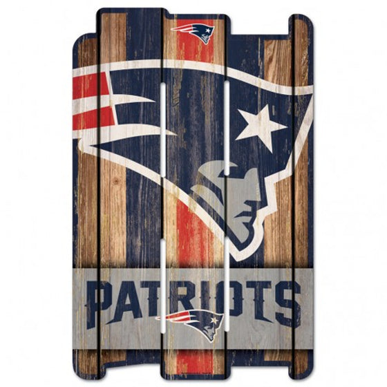 New England Patriots Wood Fence Sign (CDG)