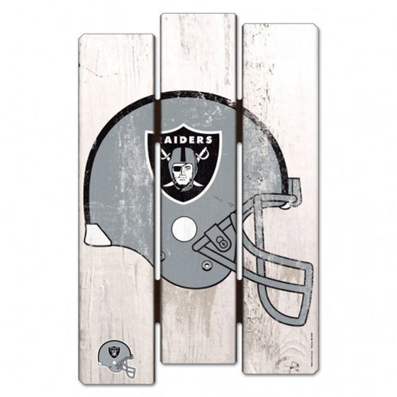 Oakland Raiders Wood Fence Sign (CDG)