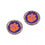 Clemson Tigers Earrings Post Style (CDG)