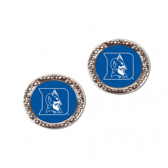 Duke Blue Devils Earrings Post Style (CDG)