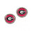 Georgia Bulldogs Earrings Post Style (CDG)