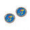 Kansas Jayhawks Earrings Post Style (CDG)