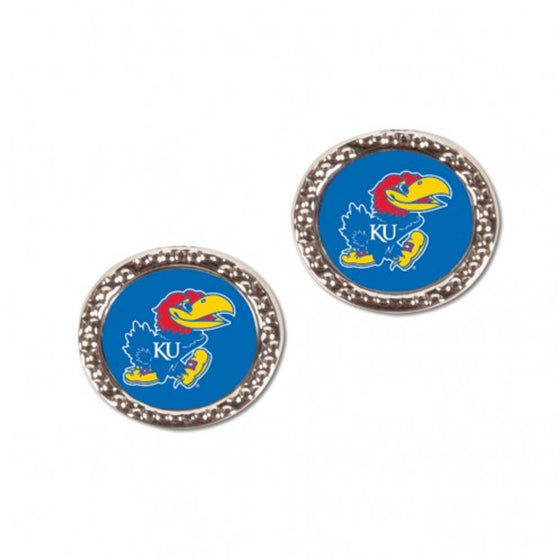 Kansas Jayhawks Earrings Post Style (CDG)