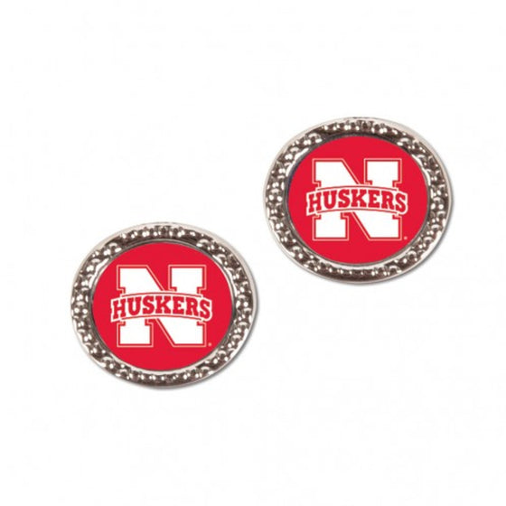 Nebraska Cornhuskers Earrings Post Style (CDG)