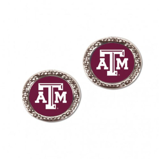 Texas A&M Aggies Earrings Post Style - Special Order