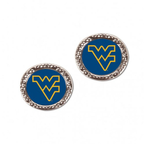 West Virginia Mountaineers Earrings Post Style (CDG)