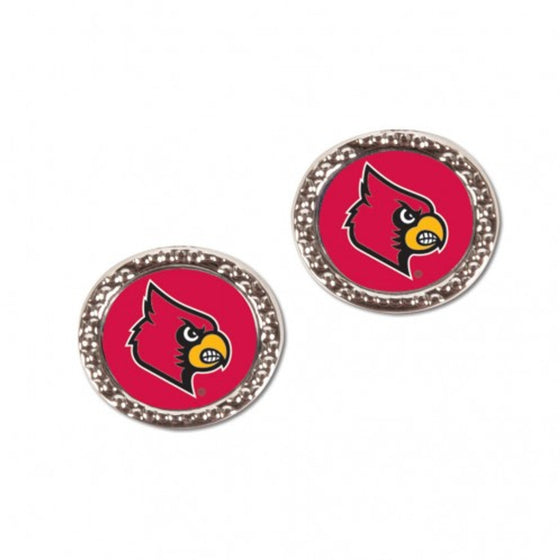 Louisville Cardinals Earrings Post Style (CDG)