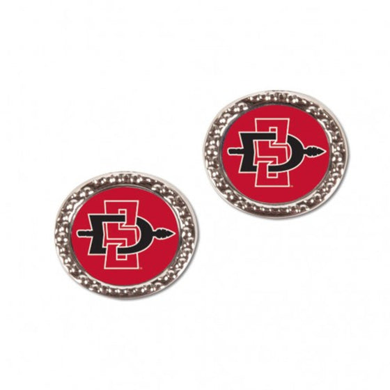 San Diego State Aztecs Earrings Post Style - Special Order