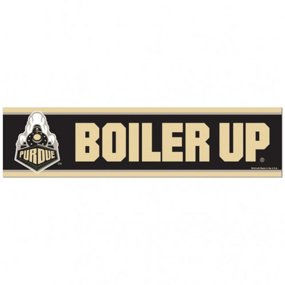 Purdue Boilermakers Decal 3x12 Bumper Strip Style