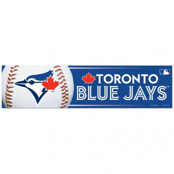 Toronto Blue Jays Decal 3x12 Bumper Strip Style - Special Order