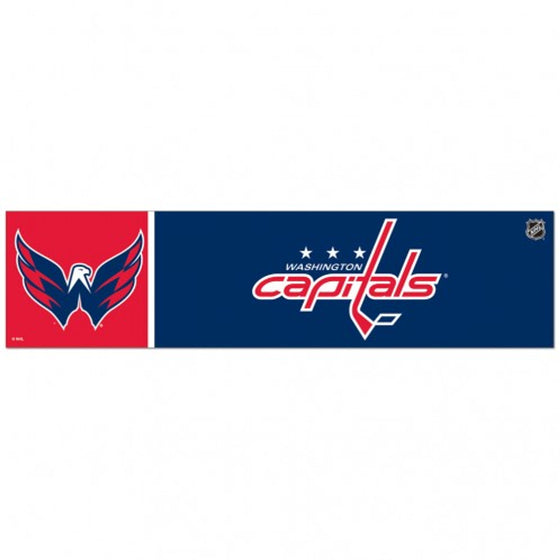 Washington Capitals Decal 3x12 Bumper Strip Style - Special Order