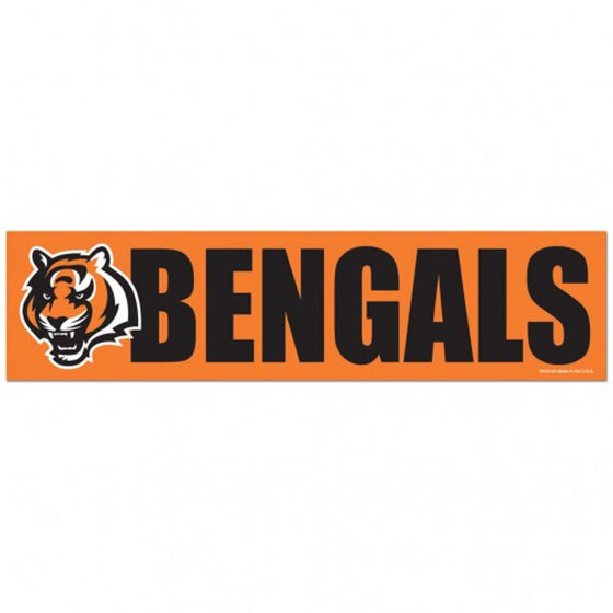 Cincinnati Bengals Bumper Sticker - Special Order