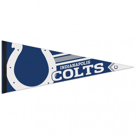 Indianapolis Colts Pennant 12x30 Premium Style - Special Order