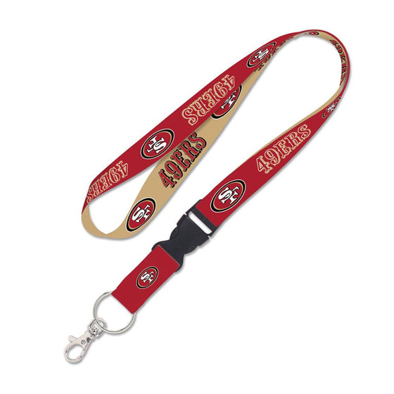 San Francisco 49ers Lanyard with Detachable Buckle