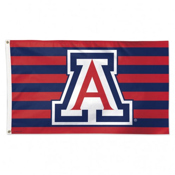 Arizona Wildcats Flag 3x5 Deluxe Style Stars and Stripes Design - Special Order