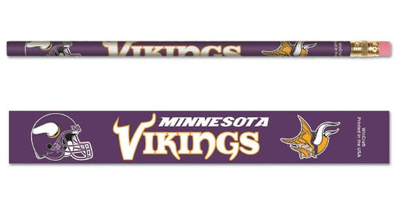 Minnesota Vikings Pencil 6 Pack