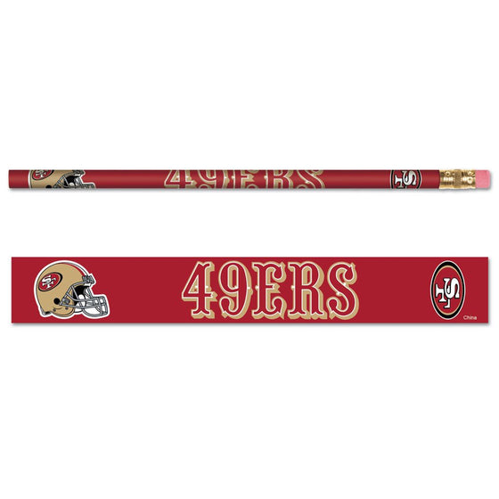 San Francisco 49ers Pencil 6 Pack